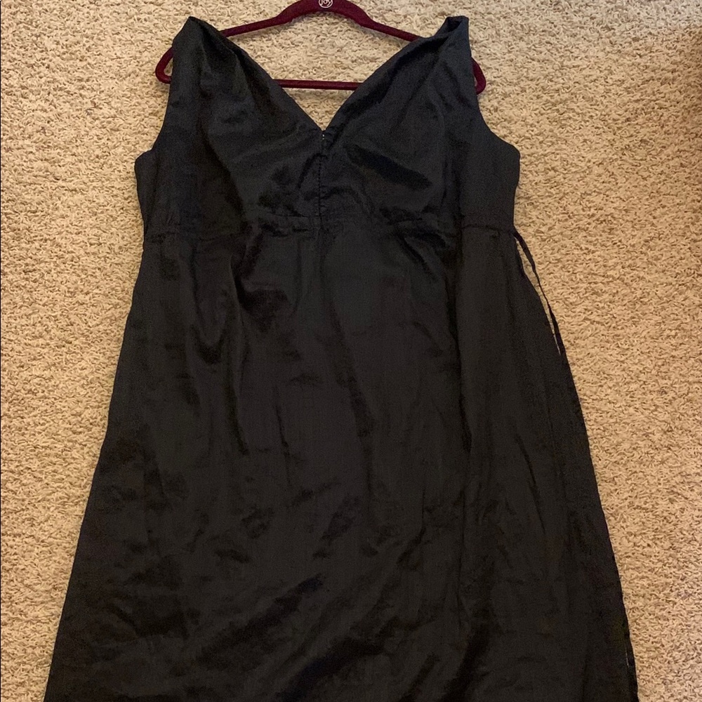 Gap full length linen maternity dress
